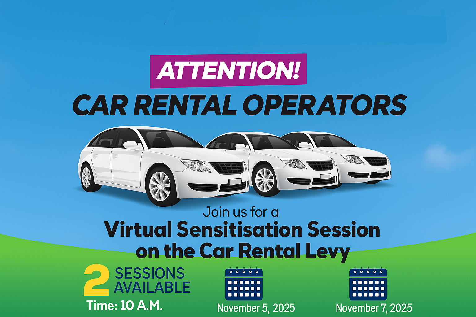 Car Rental Levy Sensitisation Session 1