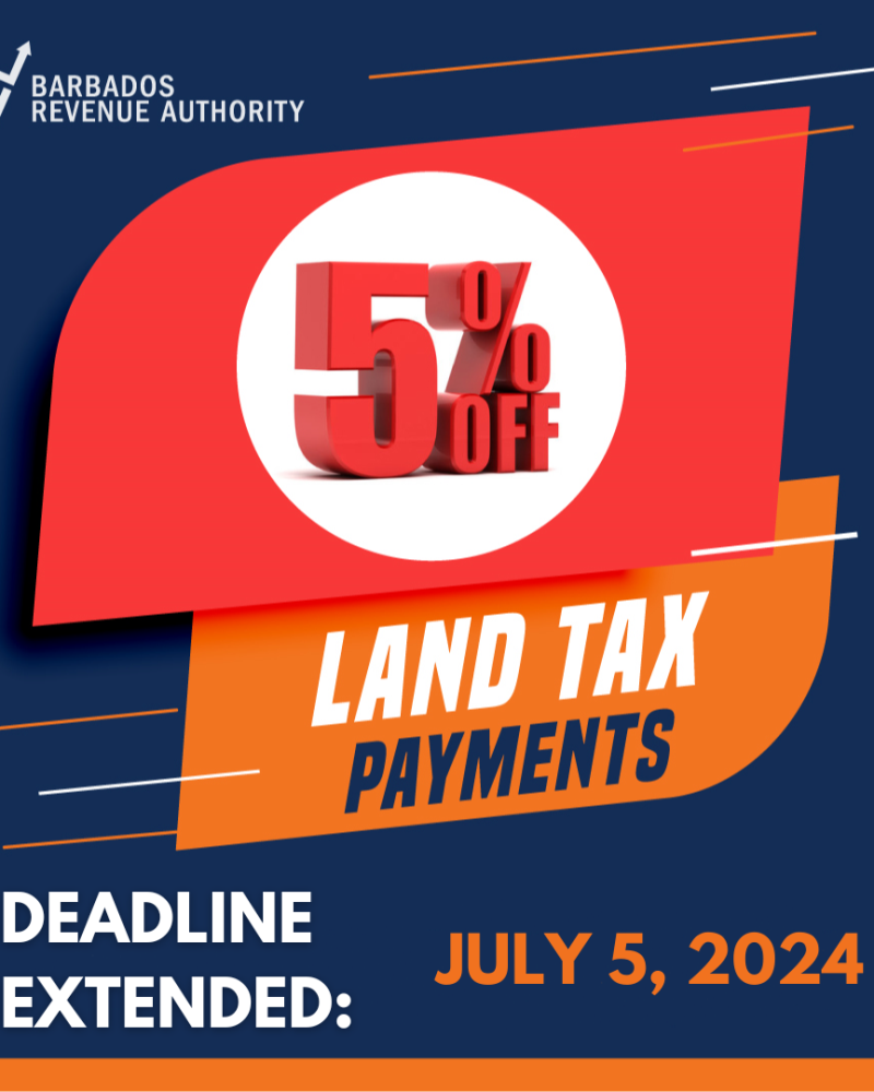 Land Tax 5% Discount Deadline Extended