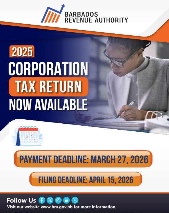 CIT Return Now Available; BRA Extends Payment to March 27, Filing to April 15