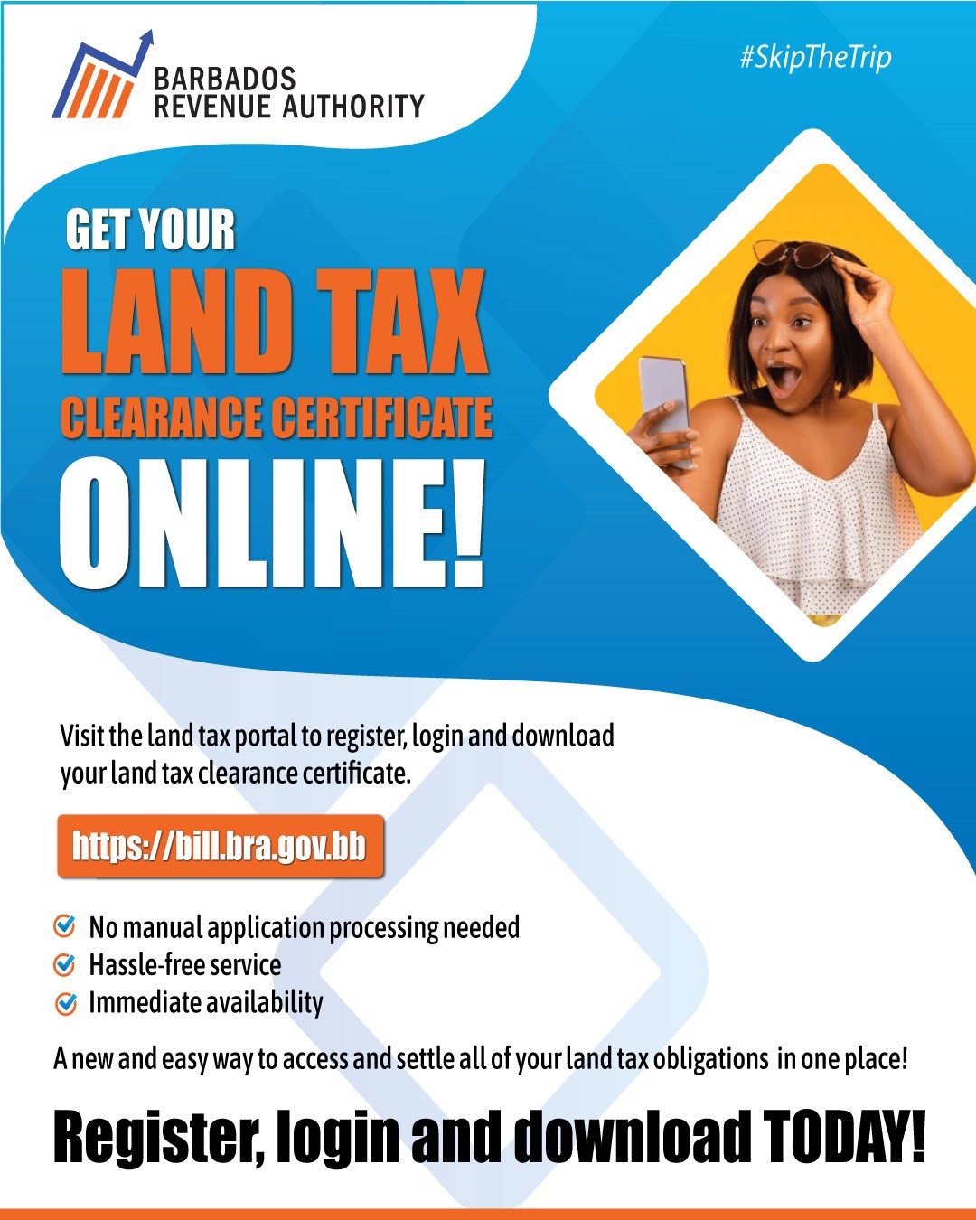 Access to Tax Clearance Certificate on Land Tax Portal