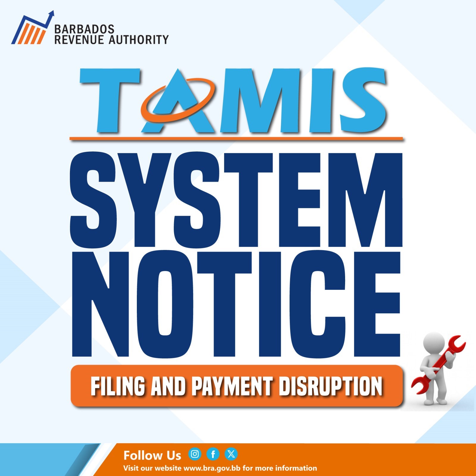 System Notice: Filing and Payment Disruption